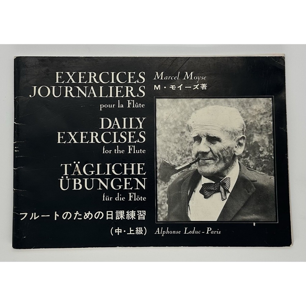 Vintage Marcel Moyse Daily Exercises for the Flute Sheet Exercises Journaliers